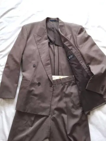 Men's Bigi 더블 수트 Size 3 80's