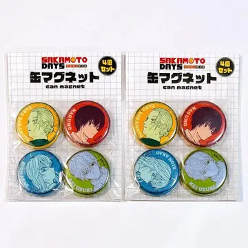 SAKAMOTO DAYS 사카모토 데이즈 캔 마그넷 2세트