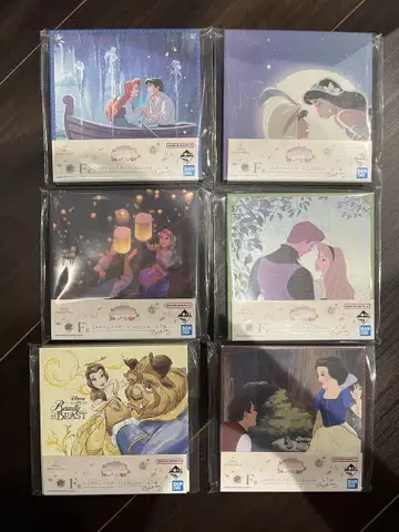 제일복권 디즈니 프린세스 F상 미니 캔버스 보드 6종 세미 컴프
