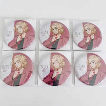 도쿄 리벤저스 사노 만지로 캔뱃지 dusty flower ver.