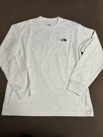 THE NORTH FACE 긴팔 티셔츠 L 라이트 그레이
