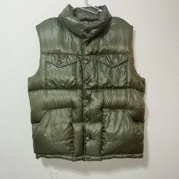 THE NORTH FACE 다운 베스트 M 사이즈 올리브 그린