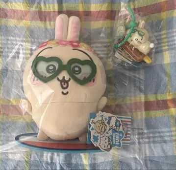 치이카와 (먼작귀) Miniso 콜라보 폭염의 여름 토끼 키링 봉제 인형