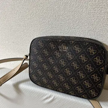 GUESS 숄더백 블랙/베이지