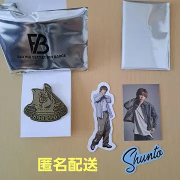 새상품 BE:FIRST 시크릿 스티커 슈토 SHUNTO 핀 배지