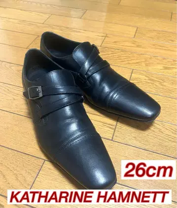 KATHARINE HAMNETT 비즈니스 슈즈 26cm 블랙 새상품급
