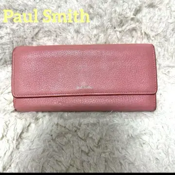 폴 스미스 핑크 가죽 장지갑