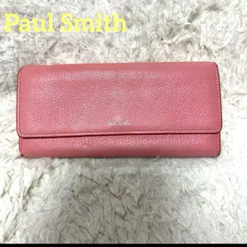 폴 스미스 핑크 가죽 장지갑
