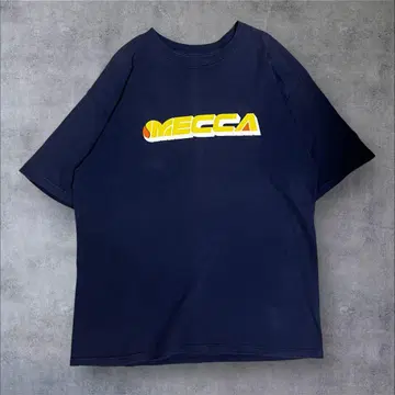 90s USA제 Mecca 오버 사이즈 T셔츠 네이비
