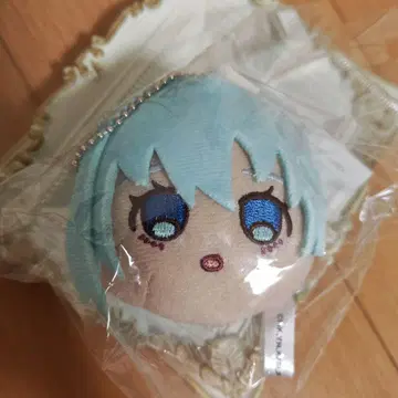 블루 록 얼굴 봉제 인형 키링 히오리 요