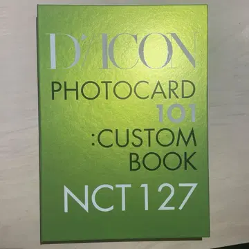 NCT 127 - D'ICON - PHOTOCARD CUSTOM BOOK