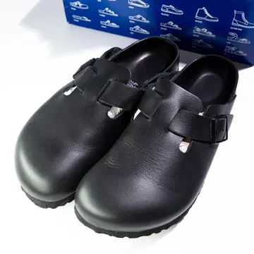 미사용 내로우 BIRKENSTOCK Boston 올 블랙 42