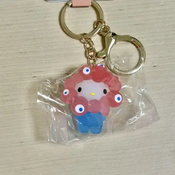먀쿠먀쿠 x 산리오 입체 마스코트 클리어 컬러 키티 만박