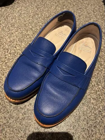 Paraboot 파랑 가죽 로퍼
