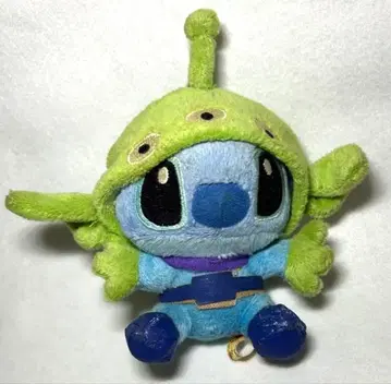 스티치 리틀그린맨 우주인 봉제 인형 약 15cm