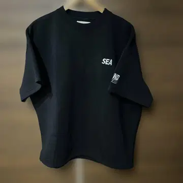 WIND AND SEA 티셔츠 L 블랙 드로코드 본딩