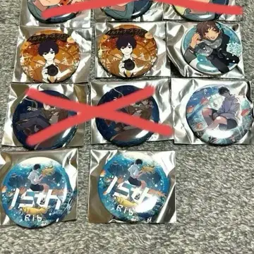 리브 원 복권 D상 캔뱃지 세트 리브 우타이테