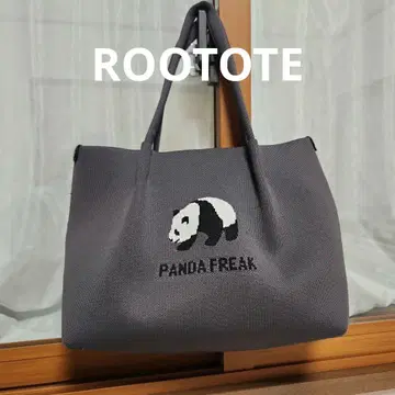 ROOTOTE 짙은 그레이 토트백 팬더
