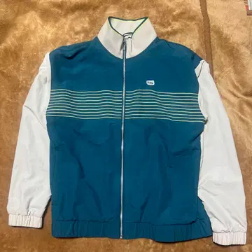 PUMA 나일론 자켓 M 사이즈 그린/화이트