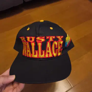 Rusty Wallace 남성용 캡 블랙