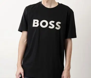 BOSS 로고 T셔츠 블랙