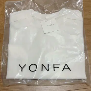 택 포함 새상품 yonfa 플래시 슬리브 티 화이트 yonfa