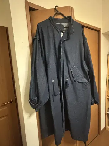 폴크시 데님 모즈 코트