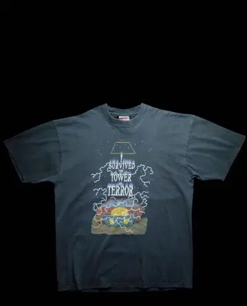 소이님 빈티지 90s 디즈니 T셔츠 타워 오브 테러 USA제