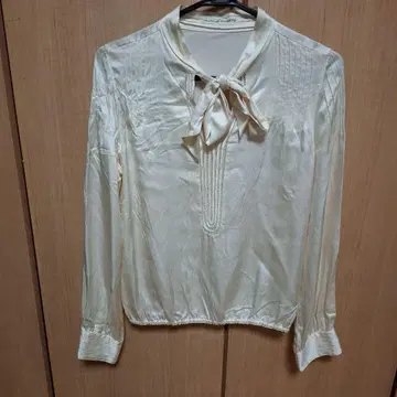 실크 100% TSUMORI CHISATO 츠모리치사토 긴팔 셔츠