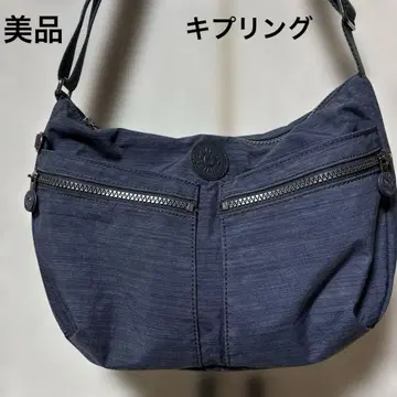 키플링 숄더 네이비
