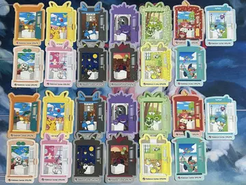 포켓몬 센터 온라인 피카츄상 스티커 컴플리트 홀로 유무