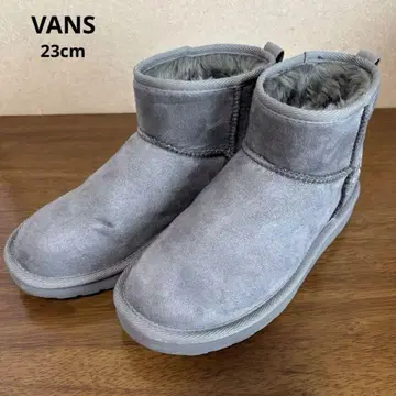 [ 최저가 ] 새상품급 VANS 어그 부츠 그레이 백 디자인 23cm