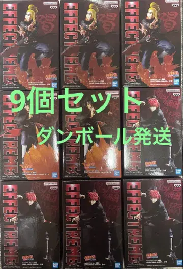NARUTO 나루토 이펙트리움 데이다라 사소리 이타치 피규어 9개