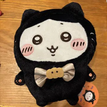 하치와레 치이카와 검은 고양이 봉제 인형 미사용 새상품