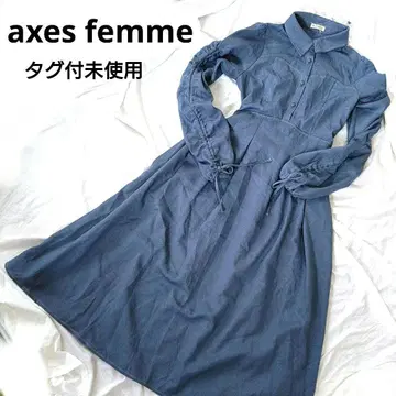 axes femme 드로스트 소매 하이웨스트 원피스 프리 사이즈