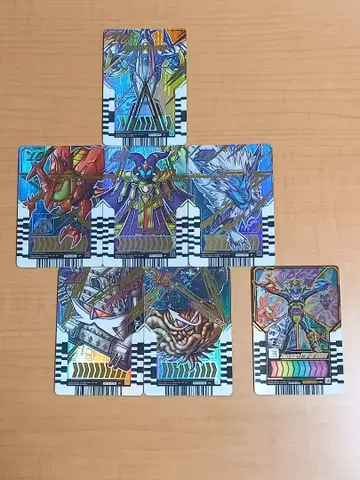 라이드 케미 트레이딩 카드 스타 갓차드 세트