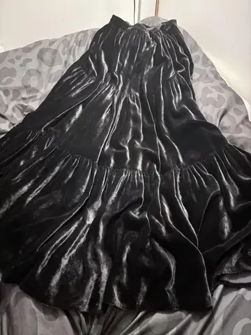 레어 90s 벨로아 스커트 Gothic 고스로리 grunge