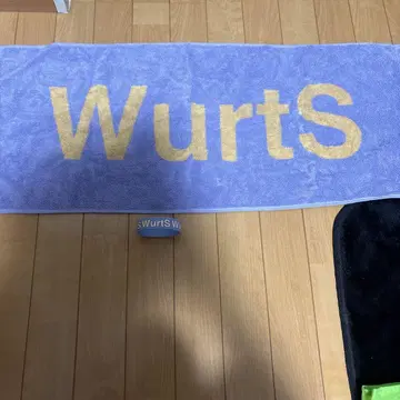 WurtS 롱 페이스 타월 wurts 러버 밴드 퍼플 세트