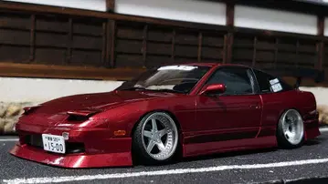 1/24 아오시마 180sx 원에이티 완성품