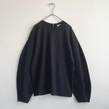 NAVE 네이브 블라우스 상의 블랙 가을/겨울 세탁 가능 루즈핏 고급