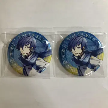 KAITO VOCALOID 피아프로 반짝이는 라메 믹스 캔뱃지 그리캔