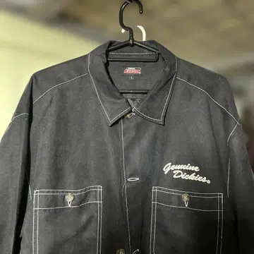 Genuine Dickies 긴팔 셔츠 다크 그레이