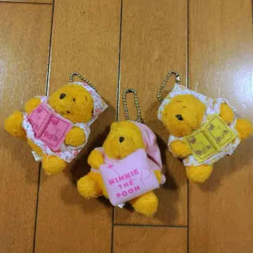 곰돌이 푸 베이비 푸 파자마 봉제 인형 마스코트 키링