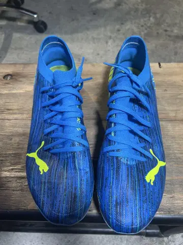 Puma 축구화 스파이크 파랑