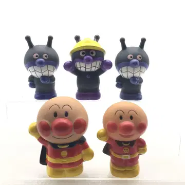 호빵맨 세균맨 소프트 비닐 피규어 5개 세트