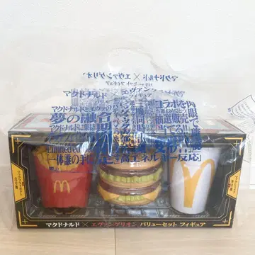 맥도날드 x 에반게리온 바 세트 피규어