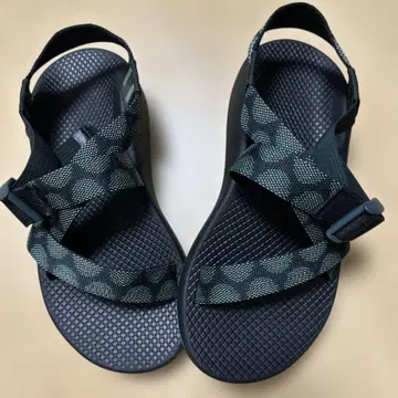 CHACO 샌들 사이즈 7(25cm) 블랙 그린