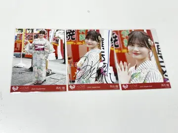 =LOVE 이코러브 타카마츠 히토미 브로마이드 비밀 이야기 친필
