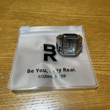 링 워치 스퀘어 링 실버