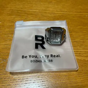 링 워치 스퀘어 링 실버